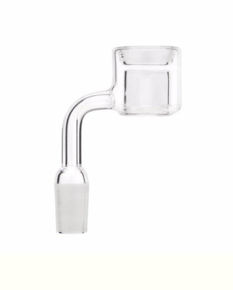 Glass nail or banger used for vaporizing THC concentrate