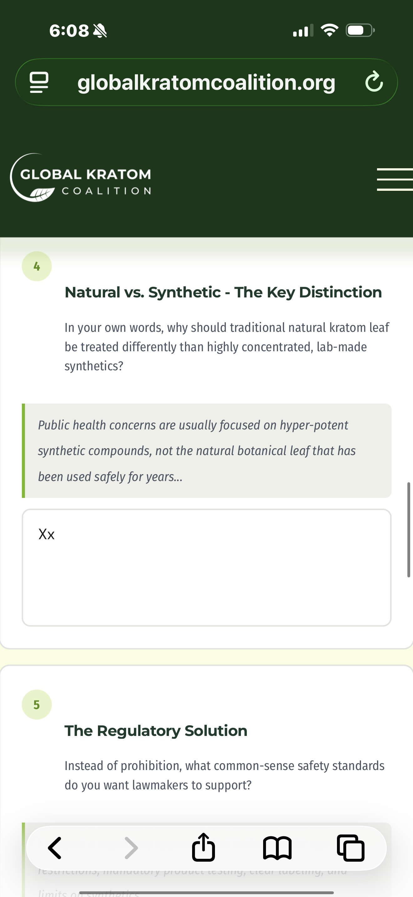 Natural vs synthetic prompt text